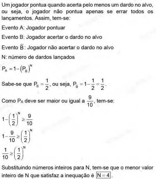 Resolução da questão 142 - Enem 2021 - Caderno Azul