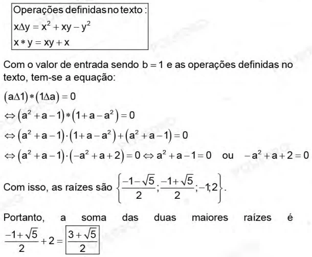 Resolução da questão 152 - Enem 2021 - Caderno Azul