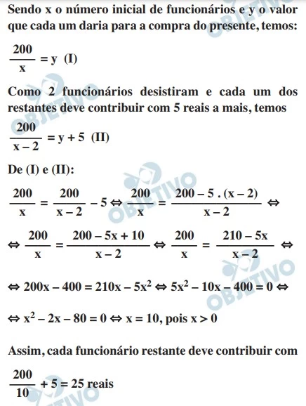 Questão 34 - FUVEST 2022 - Resposta