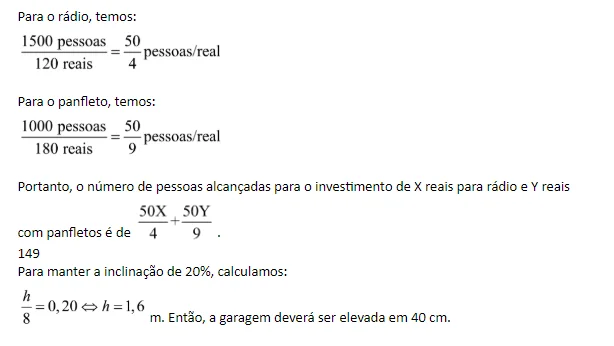 Resolução da Questão 148 - Enem 2018 - Caderno Azul