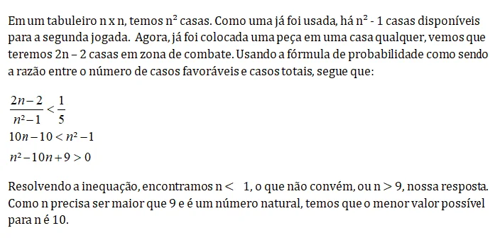 Resolução da Questão 154 - Enem 2018 - Caderno Azul