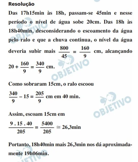 Resolução da Questão 180 - Enem 2017 - Caderno Azul