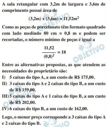 Resolução da Questão 140 - Enem 2020 - Caderno Azul