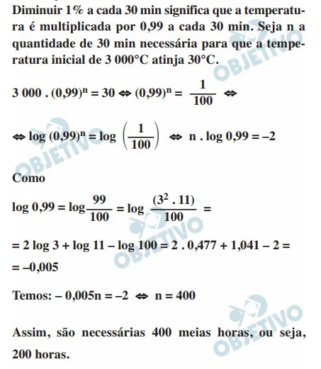 Resolução da Questão 160 - Enem 2016 - Caderno Azul